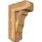 Ekena Millwork Balboa Craftsman Rough Sawn Bracket w/ Offset Brace, Western Red Cedar, 8"W x 18"D x 26"H BKT0806X18X26BOA04RWR - alternate 1